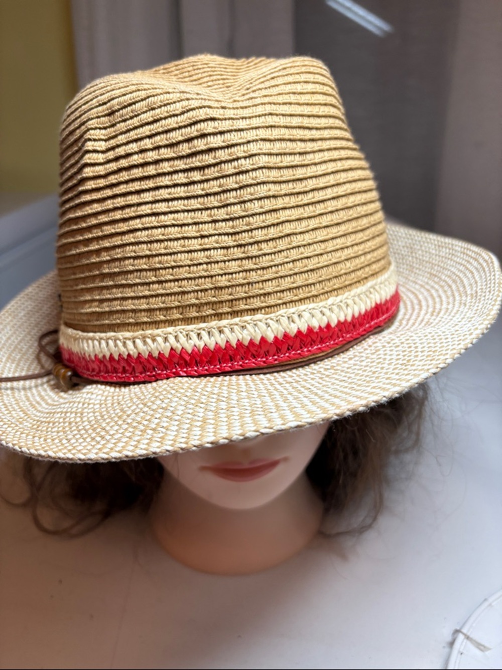 Sun & Sand tan Paper Blend Hat One Size